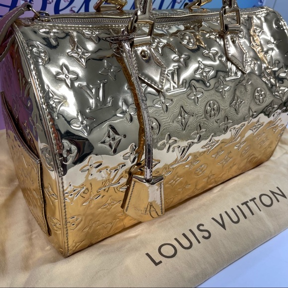 💎SOLD!!! LOUIS VUITTON LIM ED MIRIOR SPEEDY 30 - Picture 7 of 16